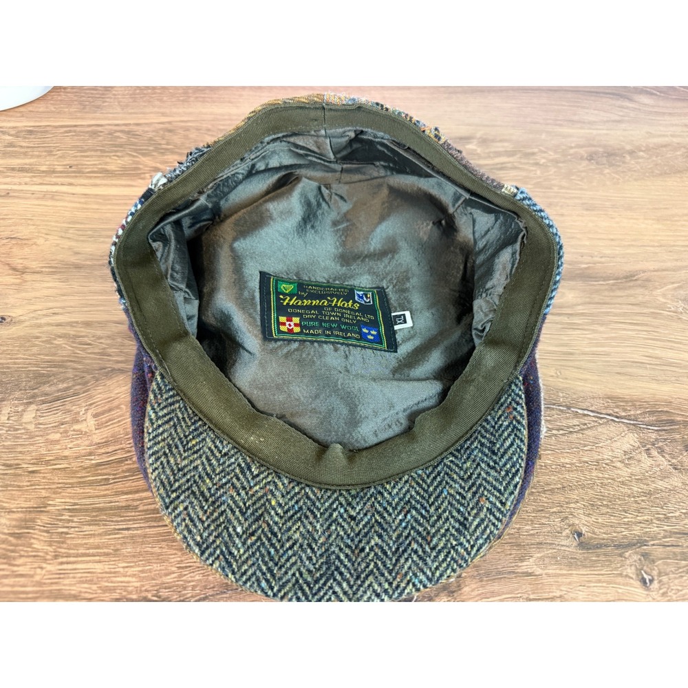 Patchwork Tweed Flat Cap - image 7